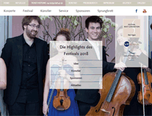 Tablet Screenshot of festivalnextgeneration.com